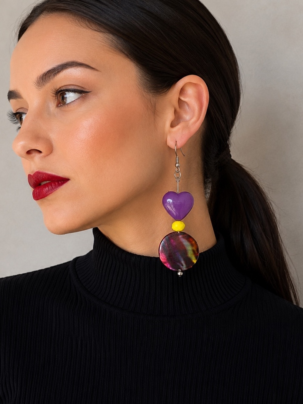Playful Statement 80s Earrings